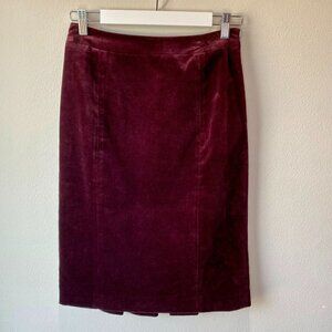 Milly Vintage Velvet Ruffle Skirt 4